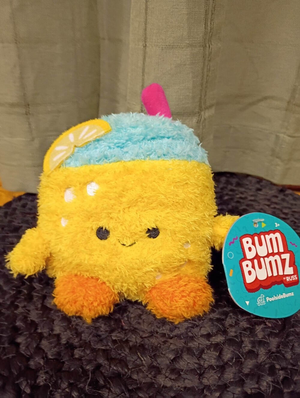 NWT BumBumz Poolside Bumz Liz The Cool Lemonade Size 3.5"
